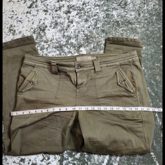 Torrid Crop Aviator Skinny Stretch Twill Mid- Rise Pant - Picture 7 of 8